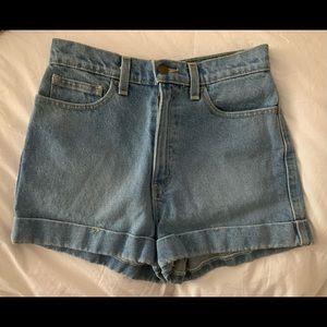 Brand new size 26 American apparel denim shorts